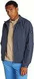 Tommy Hilfiger Herren Blouson Jacke Branded mit Reißverschluss, Blau (Desert Sky), L