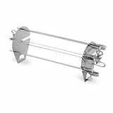 Weber Crafted Spieße-Set für Rotisseries - Halterung mit 6 Spießen aus Edelstahl, spülmaschinenfest, 40 cm lang – Silber (7685)