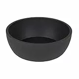 District 70 - Bamboo Hundenapf - Dunkelgrau - Small: 14 x 14 x 5, 2 cm (570 ml), Small (570 ML)