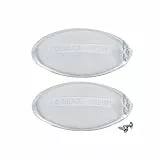 Europart 2X Lampenabdeckung Dunstabzugshaube wie Electrolux 50248796000 Smeg 692831966
