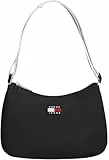 Tommy Jeans Damen Tjw ESS Daily Shoulder Bag Aw0aw18463 Umhängetasche, Black (Black)
