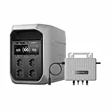 ECOFLOW DELTA 3 Max Plus tragbare Powerstation 2 048 Wh, 0% VAT WLAN Stream Mikrowechselrichter 800W, erweiterbar auf 10 kWh, 3000 W AC-Ausgang, 0–80% Ladung in 47 Min, Solarstrom für Haus, Camping