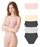 POWER FLOWER Damen Baumwolle Spitze Slip Multipack – Mittelhoher Bund, Vollständige Abdeckung – Weiche und Bequeme Alltagsunterwäsche (L, YZ043)