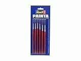 Revell 6 Piece Painta Standard Paint Brush Set by Revell