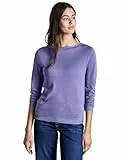STREET ONE Damen A302973 Weicher Strickpullover, Lilac Dusk Mel., 44 EU