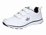 Lico Herren Lionel V Laufschuhe, Weiss Marine, 45 EU