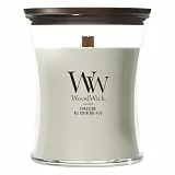 WoodWick | Mittlere Kerze | Fireside | Tolles Geschenk für Frauen