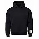 WildFocus Baumwolle Hoodie, stylischer Hoodie, Pullover Kapuzenpullover, kuscheliger Hoodie, Hoody Unisex (DE/NL/SE/PL, Alphanumerisch, M, L, Regular, Regular, schwarz)