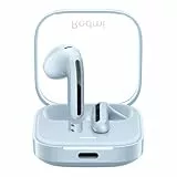 Xiaomi Redmi Buds 6 Active – In-Ear Kopfhörer, Bluetooth 5.4, bis zu 30 Stunden Akkulaufzeit, 14.2mm dynamischer Treiber, IPX4 Wasserschutz, Telefonat Rauschunterdrückung, Transparent Blau
