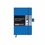 Herlitz 11369121 Notizbuch my.book Classic A6, 96 Blatt, liniert, blau