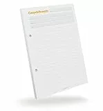 notizblock24 Gesprächsnotizblock DIN A5 liniert - 5 Blöcke zu je 50 Blatt, gelocht