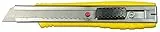 STANLEY FATMAX Cuttermesser 0-10-421 (18 mm Klingenbreite, 155 mm Länge, schmales Messer mit Abbrechklinge für präzise Schnitte, robuster Alumimiumkorpus, rutschfester Griff)