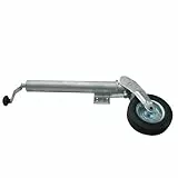 Carpoint Stützrad Ø 60mm mit Gummireifen, Grau