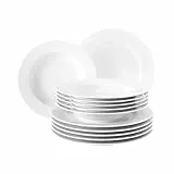 Tafelservice 24-teilig - Seltmann Weiden Rondo_Liane weiß