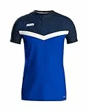 JAKO Iconic Poloshirt Herren & Damen Royal/Marine XXL - Atmungsaktives Unisex Freizeit Shirt mit Keep Dry Funktion, 100% recyceltes Polyester