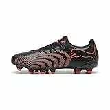 PUMA Unisex Future 9 Play FG/AG Fußballschuh, schwarz-leuchtendes Rot, Starkes Grau, Größe 43, Puma Schwarz leuchtendes Rot, Starkes Grau, 43 EU
