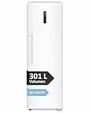 Haier Gefrierschrank mit Abtauautomatik und Eiswürfelbereiter I Instaswitch H4F306WDH1 I Total No Frost Tiefkühlschrank, 301 L Kapazität I Eisschrank auch als Kühlschrank nutzbar I Freezer mit Wi-Fi