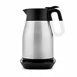 Gastroback 42426 Design Advanced Thermo, 1.7 Liter, Wasserkocher und Isolierkanne, Cool Touch, Easy-Tip-Verschluss, 2.200 Watt, 18/8 Edelstahl, 1.7 liters, Silber, schwarz