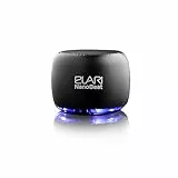 Elari NanoBeat - Tragbarer Mini Bluetooth Lautsprecher mit Mikrofon Bluetooth Box Kabellos Laute Musik, Robustes Metallgehäuse, LED-Licht, 5-Stunden-Spielzeit (Schwarz)
