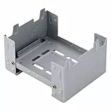 Yosoo Health Gear Tragbarer Festbrennstoffkocher, 95 x 75mm, Klappbar für Camping und Outdoor, Leichter Pocket Heizofen für Brennstofftabletten