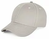 Artexia Baseball Cap Herren - Baumwolle Kappe Herren und Cap Damen - Basecap Herren Grau