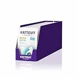KATTOVIT - Gastro Nassfutter für Katzen | Zur Unterstützung des Magen-Darm-Systems | Diät-Alleinfuttermittel im Frischebeutel für ausgewachsene Katzen | 24 x 85 g Huhn mit Reis