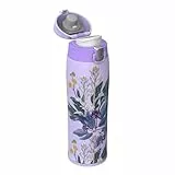 Super Sparrow Trinkflasche Edelstahl 18/8 - Trinkbecher - 500ml - BPA-Frei, Auslaufsicher Thermobecher, Trinkflaschen für Sport, Unterwegs, Schule, Outdoor, Büro, Zuhause