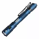 ACEBEAM TAC 2AA EDC Taktische Taschenlampe mit zwei Modi, aufladbar, 1400 Lumen, LED Taschenlampe extrem hell mit Doppelschalter, superhelle kleine Taschenlampe für Camping, Zuhause(SFT-25R HI)