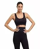 FALKE Damen Sport-BH Training Move Better Medium Support W Sb Funktionsmaterial für mittleren Aktivitätslevel 1 Stück, Schwarz Black 3000, L