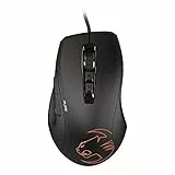 Roccat Kone Pure SE Gaming Maus (hohe Präzision, Pro-Optic Sensor (bis zu 5000 DPI), RGB LED Beleuchtung, 2D Titan Wheel, Pro-Grip Oberfläche, designt in Deutschland, USB) schwarz