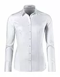Vincenzo Boretti Bluse, modern-fit/leicht tailliert, Hemdkragen, Twill - bügelleicht weiß 40