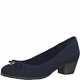 s.Oliver Damen Pumps mit Schleife Kleiner Absatz, Blau (Navy), 38 EU