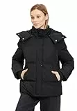 Tamaris Damen BALIKESIR Winterjacket, Black Beauty, 64