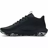 Under Armour Unisex's Ua Lockdown 7 Basketball Shoe, Black Black Metallic Silver, 43 EU