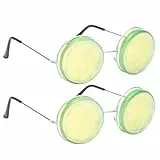 MAGICLULU 2 Stücke Zitrone Brille Punkte Party Brille Cosplay Brillen Einzigartige Für Veranstaltungen