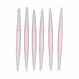 6-teiliges Fondant-Modellierwerkzeug-Set, Kunststoff-Fondant-Schnitzerei, Modellierstift, Zuckermodellierformer, Dekorwerkzeug für DIY-Handwerksdetails, Schnitzen