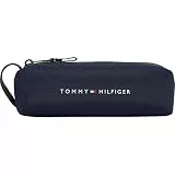 Tommy Hilfiger Unisex Kinder Th Essential Pencil Case Au0Au01905 Weiteres kleines Zubehör, Blue (Space Blue)
