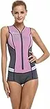 Cressi Idra Neoprene Swimsuit 2mm - Damen Swimming Wetsuit Neopren Badeanzug 2mm Neoprenanzug