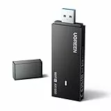 UGREEN WLAN Stick für PC WiFi 6, AX1800 WLAN Adapter PC Dual Band 5GHz/2.4GHz, eingebauter Treiber, hervorragende Wärmeableitung, OFDMA+MU-MIMO, WPA3, USB WLAN Stick kompatibel mit Windows 11/10.