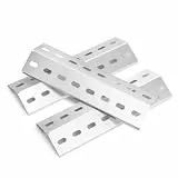 36,5 x 12 cm Edelstahl Universal Brennerabdeckung Heizplatte Ersatzteile für Enders Chicago 3, Enders Boston 6 Kr Turbo, Enders Boston Pro 3K, Tepro 3561,Barbecook Brahma 4.0, 3 Stück Flammenverteiler