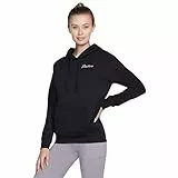 Skechers Signature Damen Pullover Hoodie WHD116 017 Schwarz, Bekleidungsgröße:XXXL