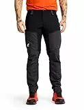 RevolutionRace Herren RVRC GP Pro Pants, Hose zum Wandern und für viele Outdoor-Aktivitäten, Jet Black, M
