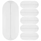 Healifty Mini Silikon Schulterpolster Transparent Rutschhemmend BH Trägerpolster 6 Stück 3.5X1.6 Zoll Unsichtbare Komfortable Polsterung Für Damen BH Träger Alltag