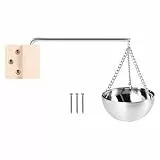 Duokon Schüssel Sauna, Edelstahl Schüssel mit Zubehör, Sauna Kräuterschale, Sauna Verdampferschale Hängend, für Sauna Und Spa Aufguss, Geschenkideen