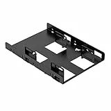 Corsair SSD Einbaurahmen (geeignet für 2 x SSD 6,4 cm (2,5 Zoll) auf 8,9 cm (3,5 Zoll)) schwarz (CSSD-BRKT2)