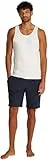 Tommy Hilfiger Herren Pyjama-Set Jersey Kurz, Mehrfarbig (White/Desert Sky), XL