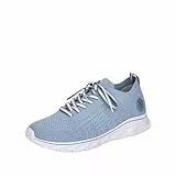 Rieker Damen Low-Top Sneaker 54020, Frauen Halbschuhe,lose Einlage,Freizeitschuhe,Turnschuhe,Laufschuhe,Freizeit,sportlich,blau (12),39 EU / 6 UK