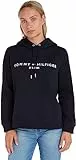 Tommy Hilfiger Damen Hoodie Heritage mit Kapuze, Blau (Desert Sky), XL