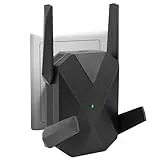 MEETOWN WiFi 6 WLAN Verstärker, AX3000 WLAN Repeater, 5GHz bis 2400M, 2.4GHz bis 600M, WiFi Verstärker mit LAN Ethernet Anschluss, Kompatibel Allen WiFi Geräten, Deckt bis zu 12000sq.ft 99+ Geräte