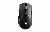 Rapoo VPRO VT350 kabellose Gaming Maus programmierbare Tasten 5000 DPI Sensor LED-Multi-Color Beleuchtungssystem ergonomisch für Rechtshänder PC & Mac - schwarz